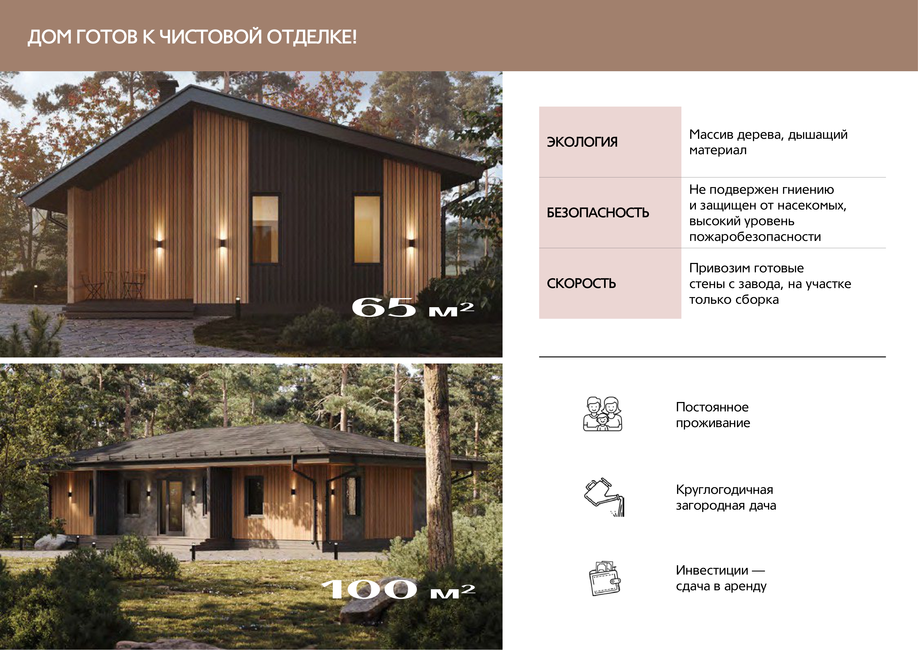 Префаб дом из CLT